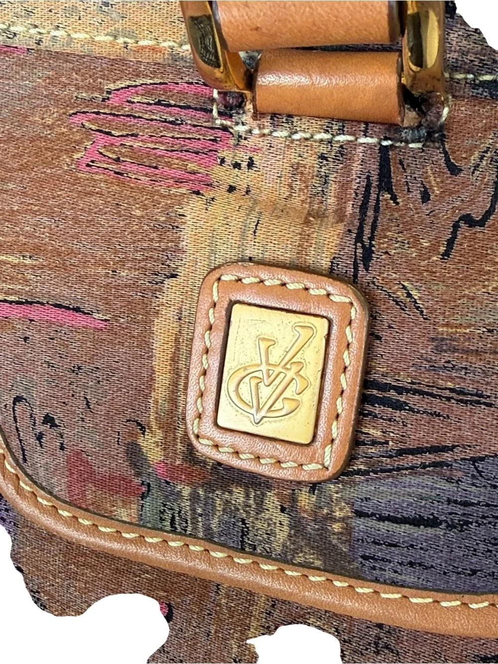 Vincent Van Gogh Multicolor Tote Paris Amsterdam Purse